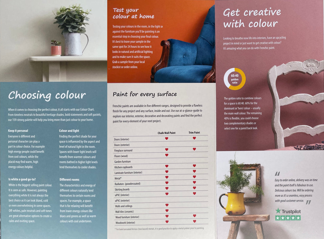 Frenchic Colour Chart - The Colour Collection