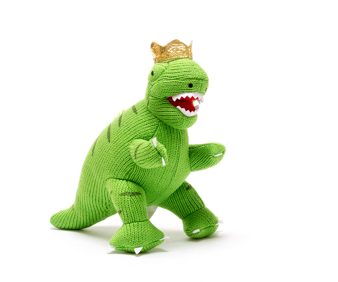 King T-Rex Knitted Toy