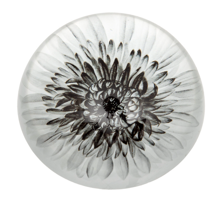 Glass Paper Weight - Dahlia