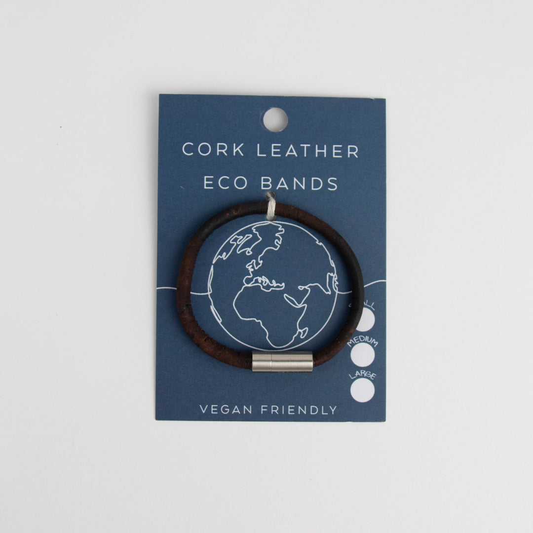 Cork Leather Eco Band - Smoke