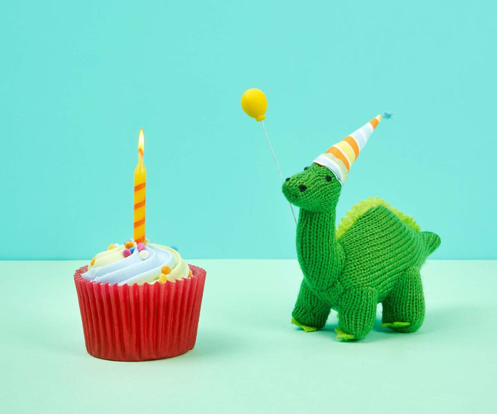 Diplodocus In Party Hat Hanging Decoration