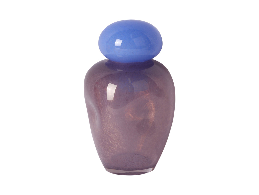 Dulce Vase - Bright Purple & Soft Blue