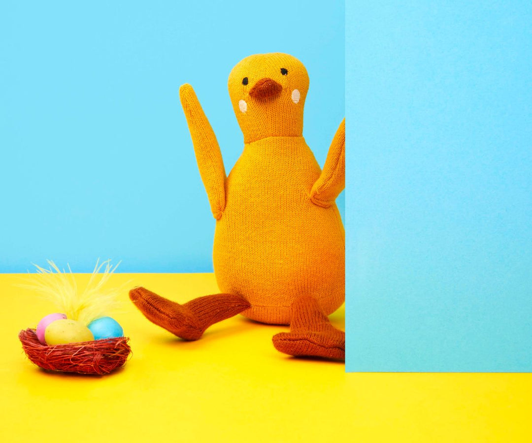 Organic Cotton Baby Duck Toy