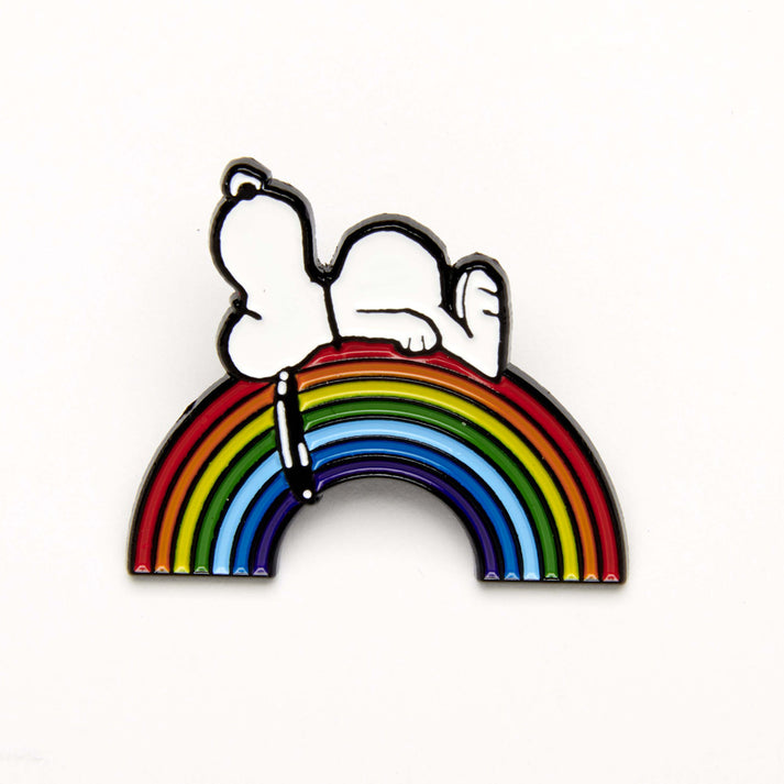 Rainbow - Peanuts Snoopy Good Vibes Enamel Pin Badge