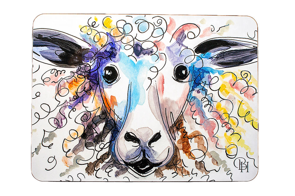 Sybil The Sheep Placemat - Rectagular