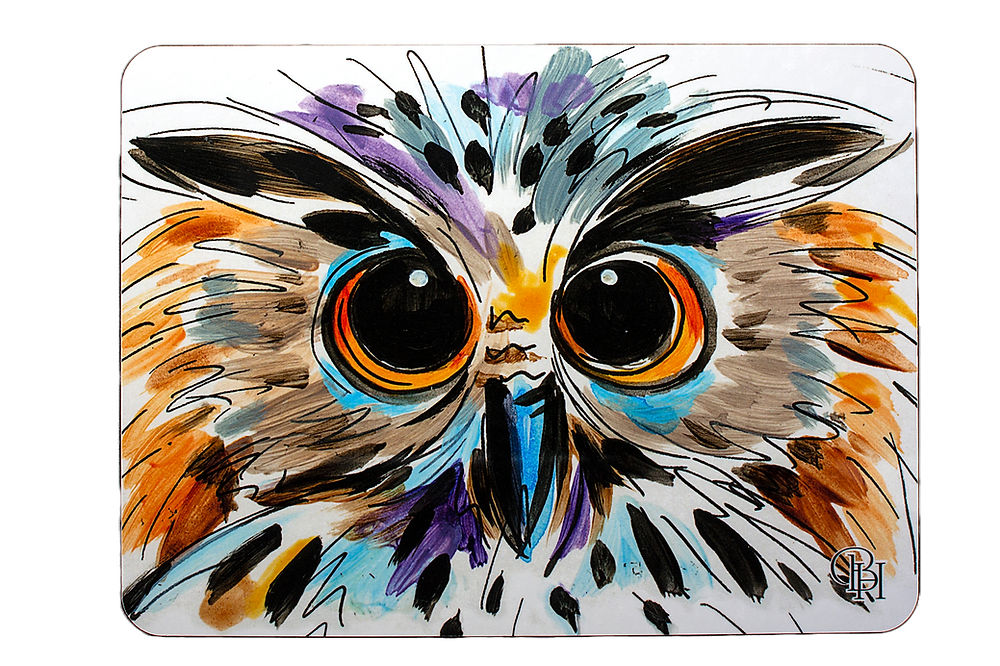 Oswald The Owl Placemat  - Rectagular