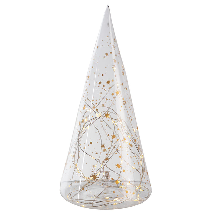 LED Glass Fir Tree - Stars XL