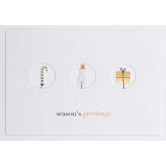 Season's Greetings Christmas Card