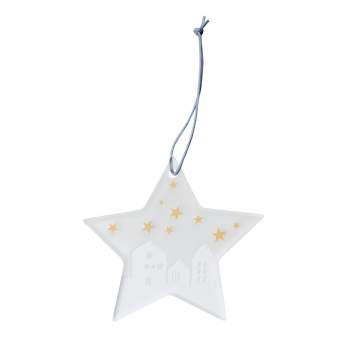 Iced Star Hanging Decoration - City