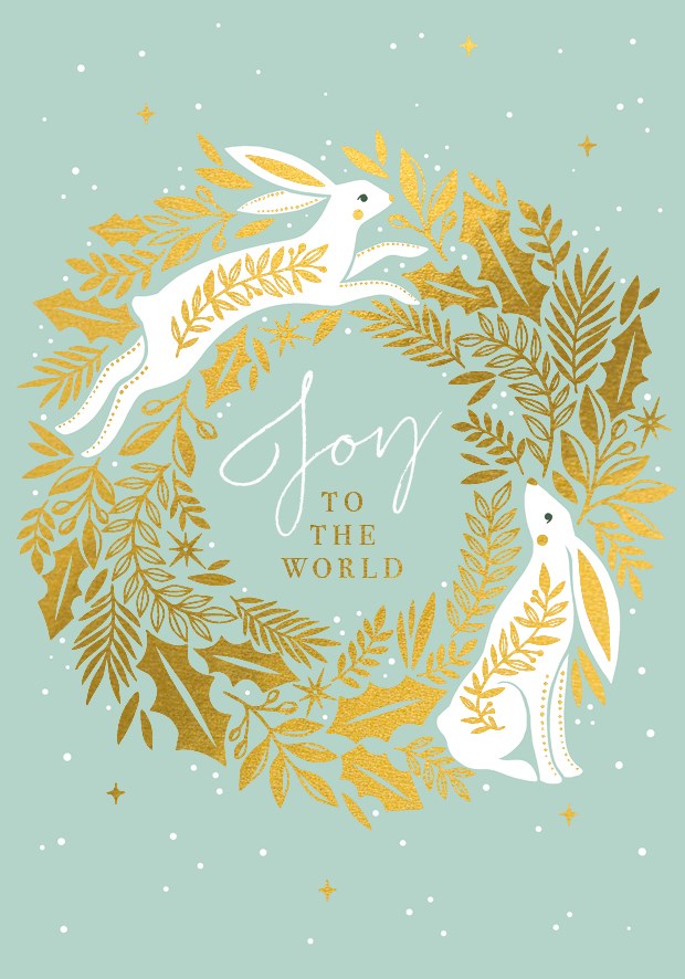 Christmas Wreath Christmas Card