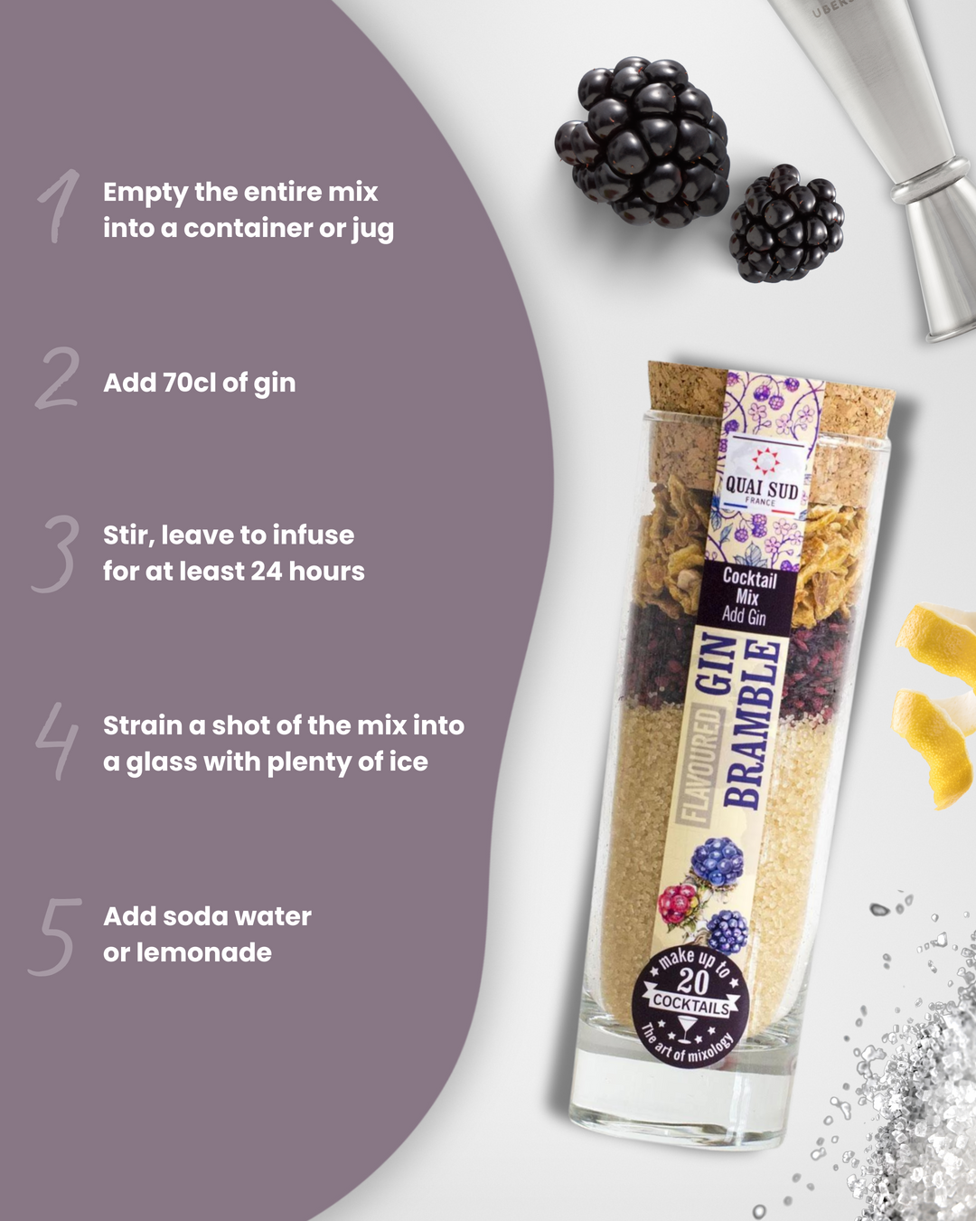 Gin Bramble Cocktail Mix