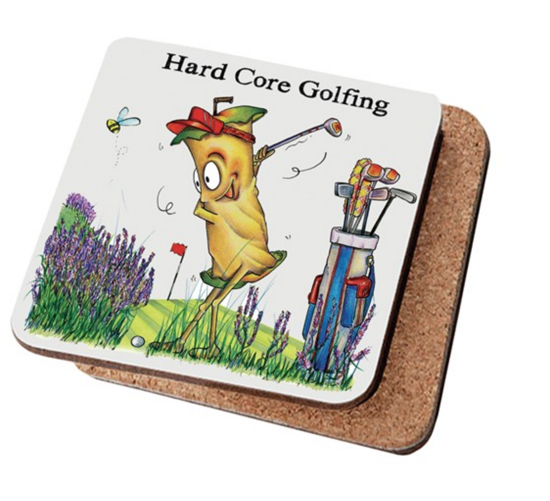 Hard Core Golfing - Coaster