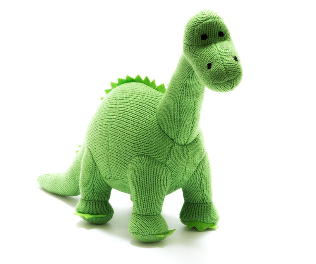 Diplodocus Baby Rattle - Green