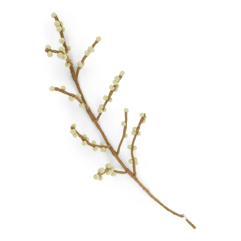 Faux Branch with Green Berries