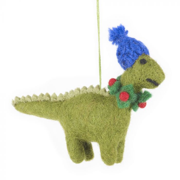 Cosy Dinosaur Felt Hanging Decoration