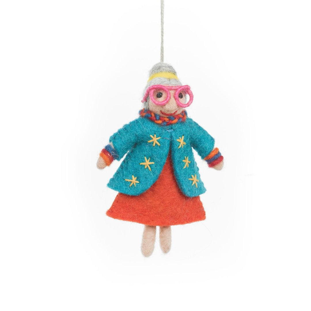 Groovy Granny Hanging Decoration