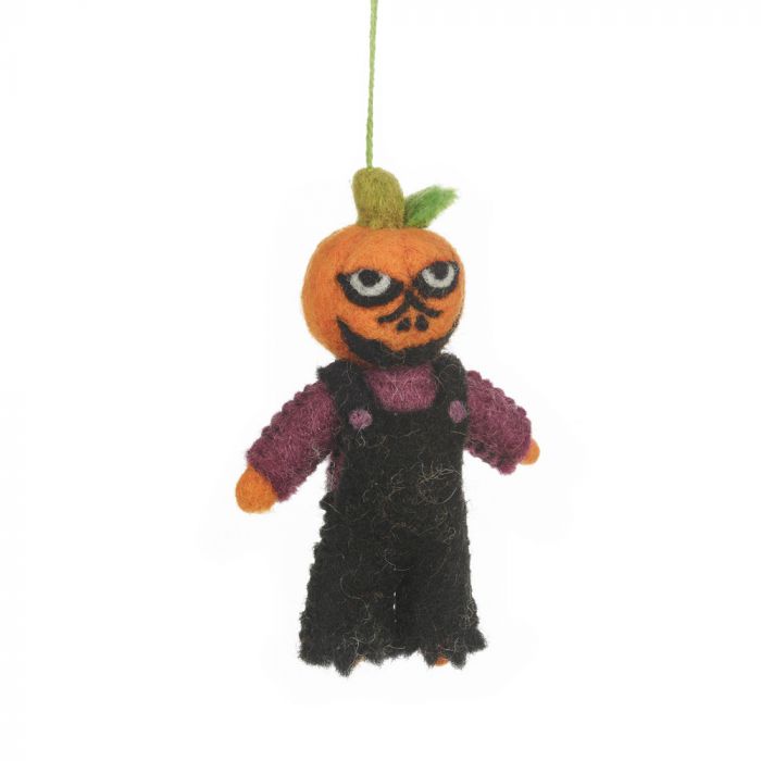 Hannibal Pumpkin Felt Hanging Decoration