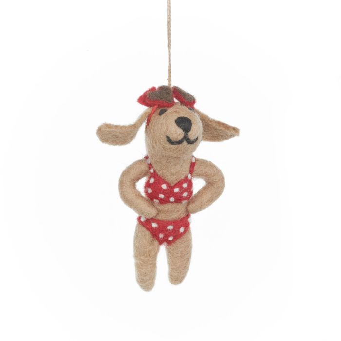 Hot Dog Bikini Felt Hanging Decoration