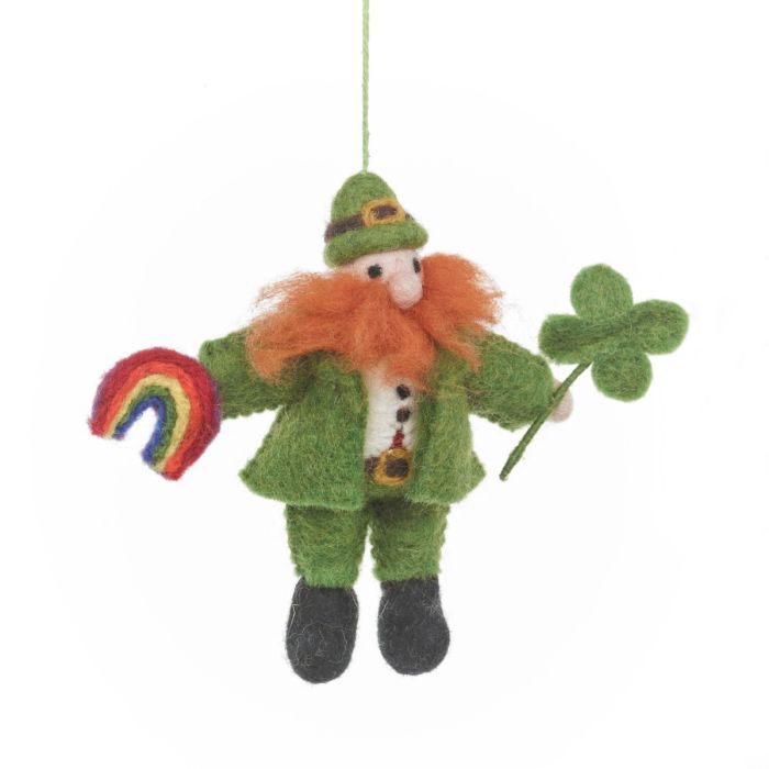 Lucky Leprechaun Felt Hanging Decoration