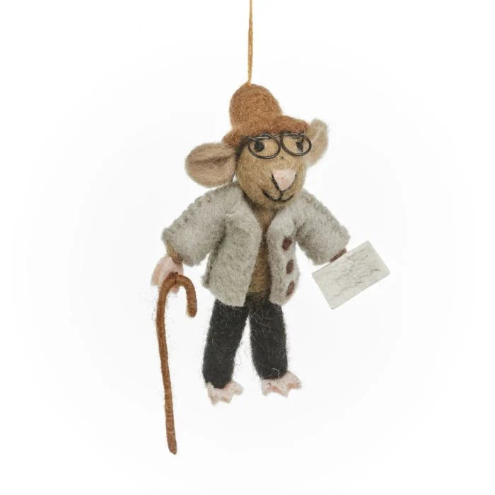 Miles Grampa Mouse Hanging Decoration