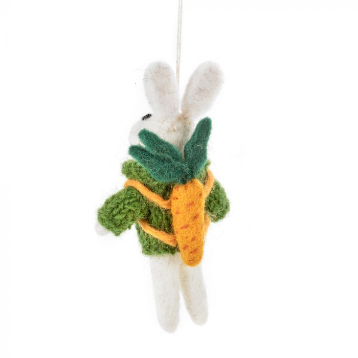 Ronnie the Rabbit Felt Hanging Decoration