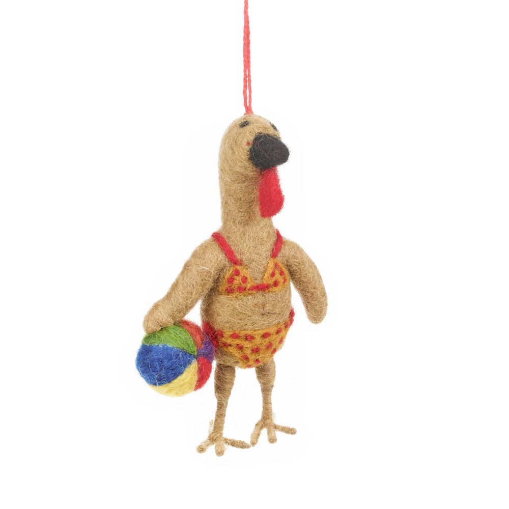 Tropical Turkey Hanging Decoration