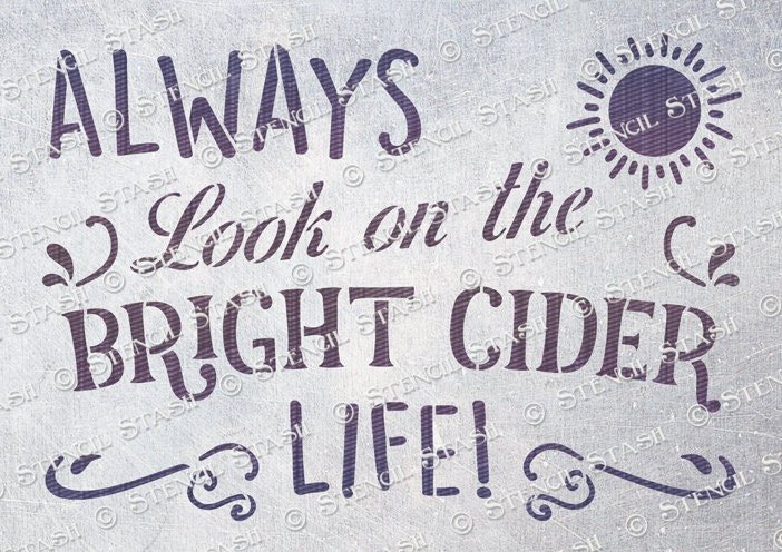 Bright Cider Stencil