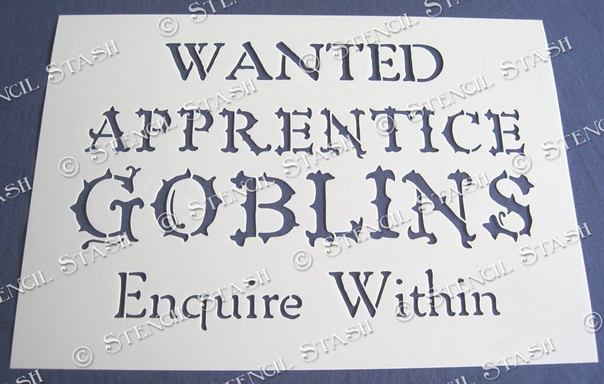 Goblins Stencil