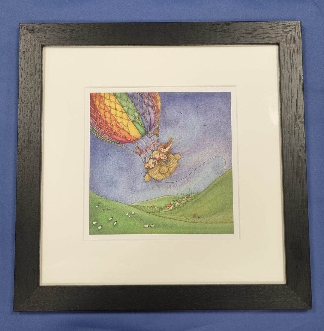 Flying With The Birds - Mounted Print