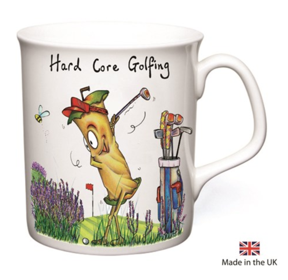 Hard Core Golfing China Mug