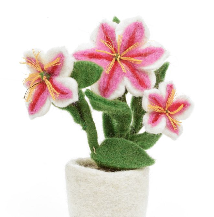 Felt Lilly Pot