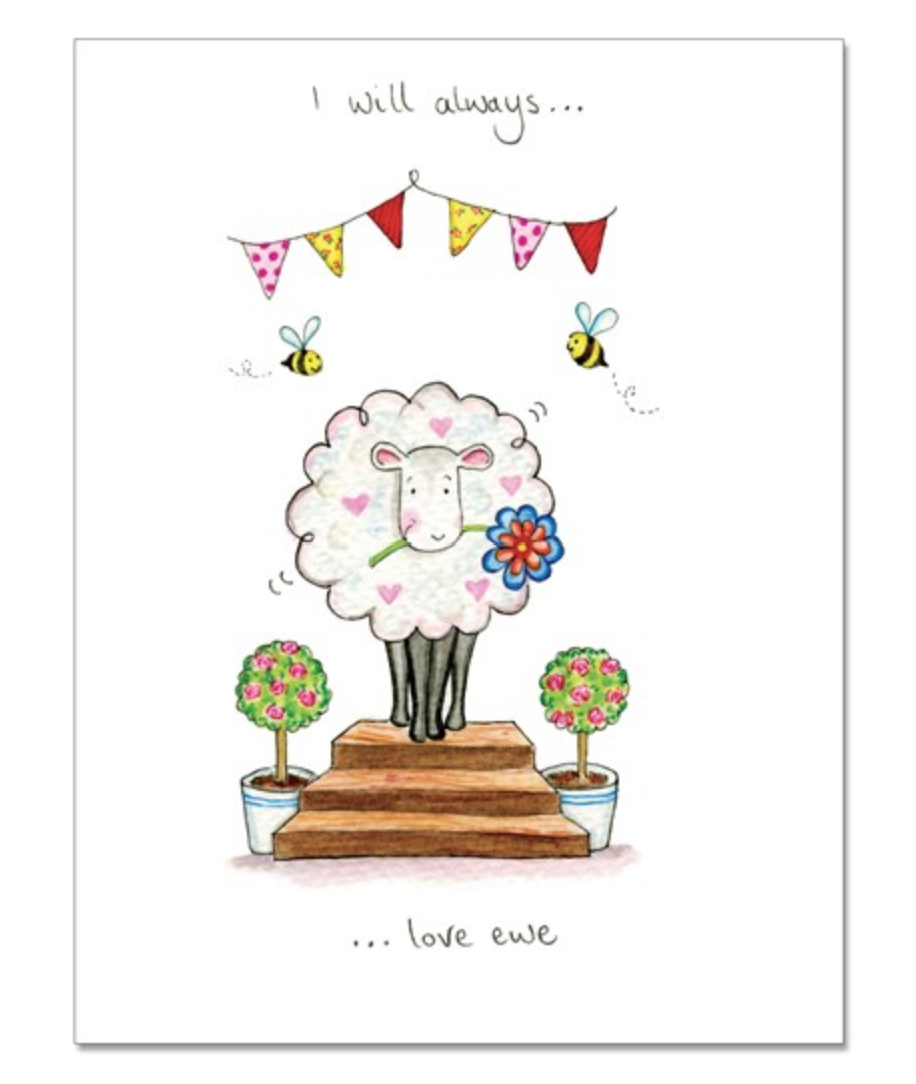 Love Ewe Greetings Card