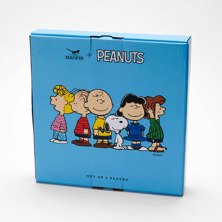 Pair Of Peanuts Snoopy Plates