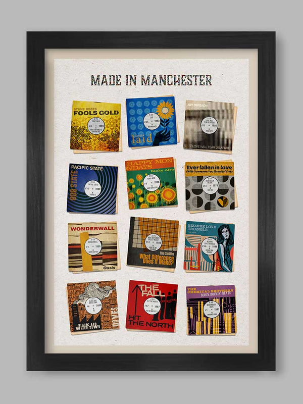 Made in Manchester - Music Poster Print
