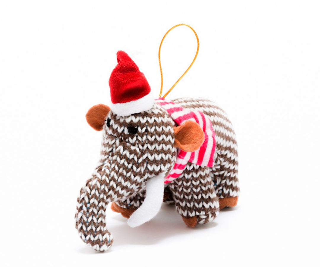 Mammoth Hanging Christmas Decoration