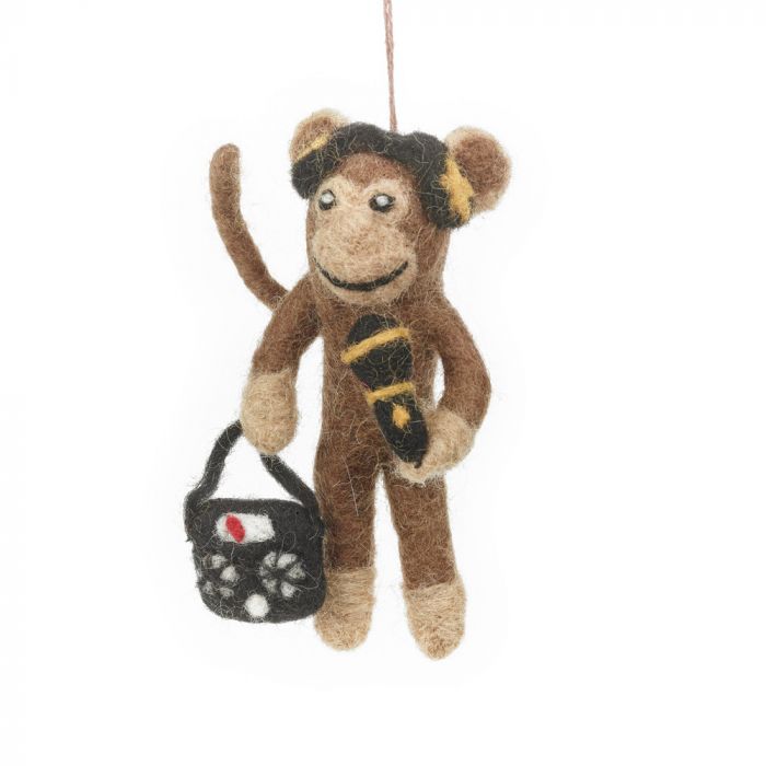 DJ Banans Felt Hanging Decoration