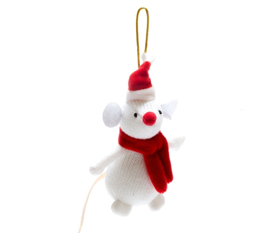 Mouse Knitted Christmas decoration