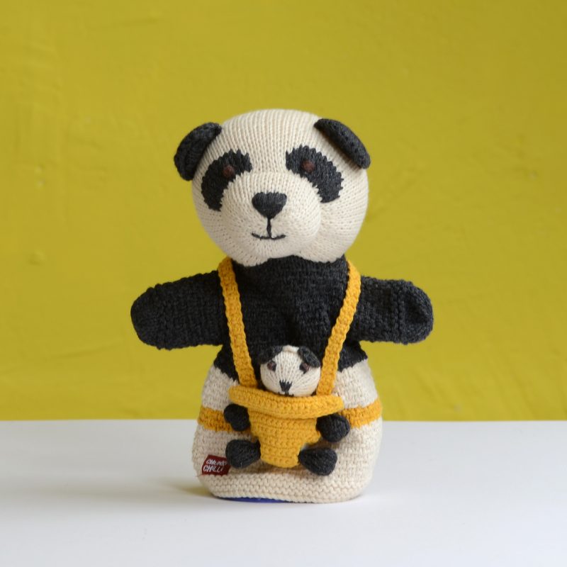 Pocket Pal Panda Cotton Hand Puppet
