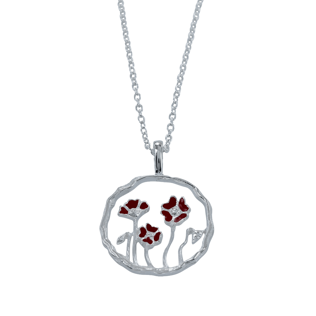 Poppy Sterling Silver Necklace