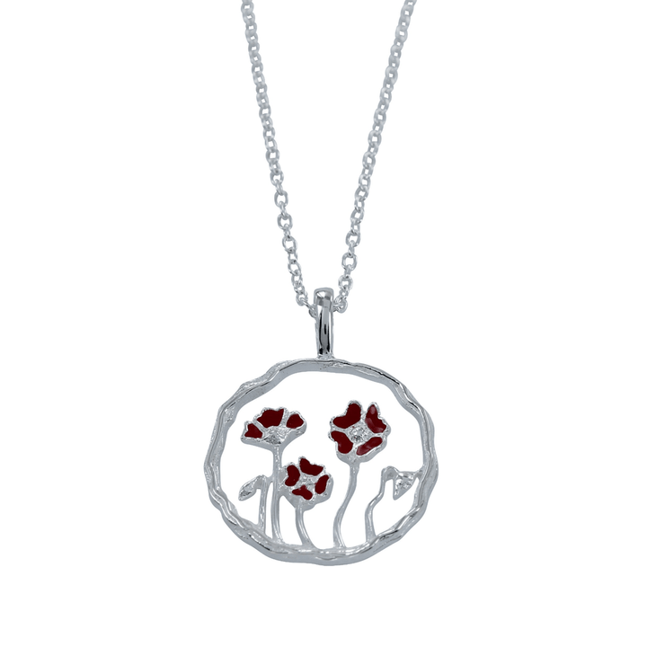 Poppy Sterling Silver Necklace