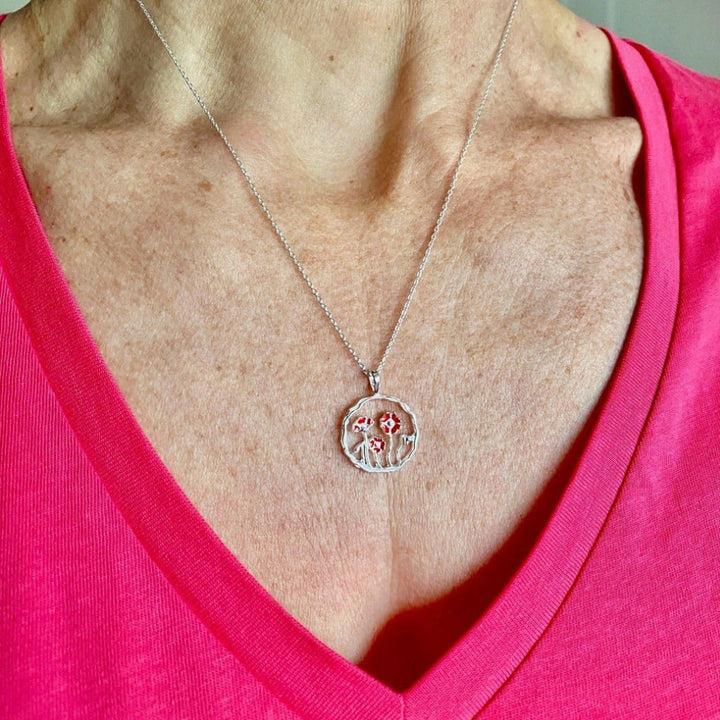 Poppy Sterling Silver Necklace