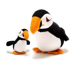 Puffin Knitted Rattle