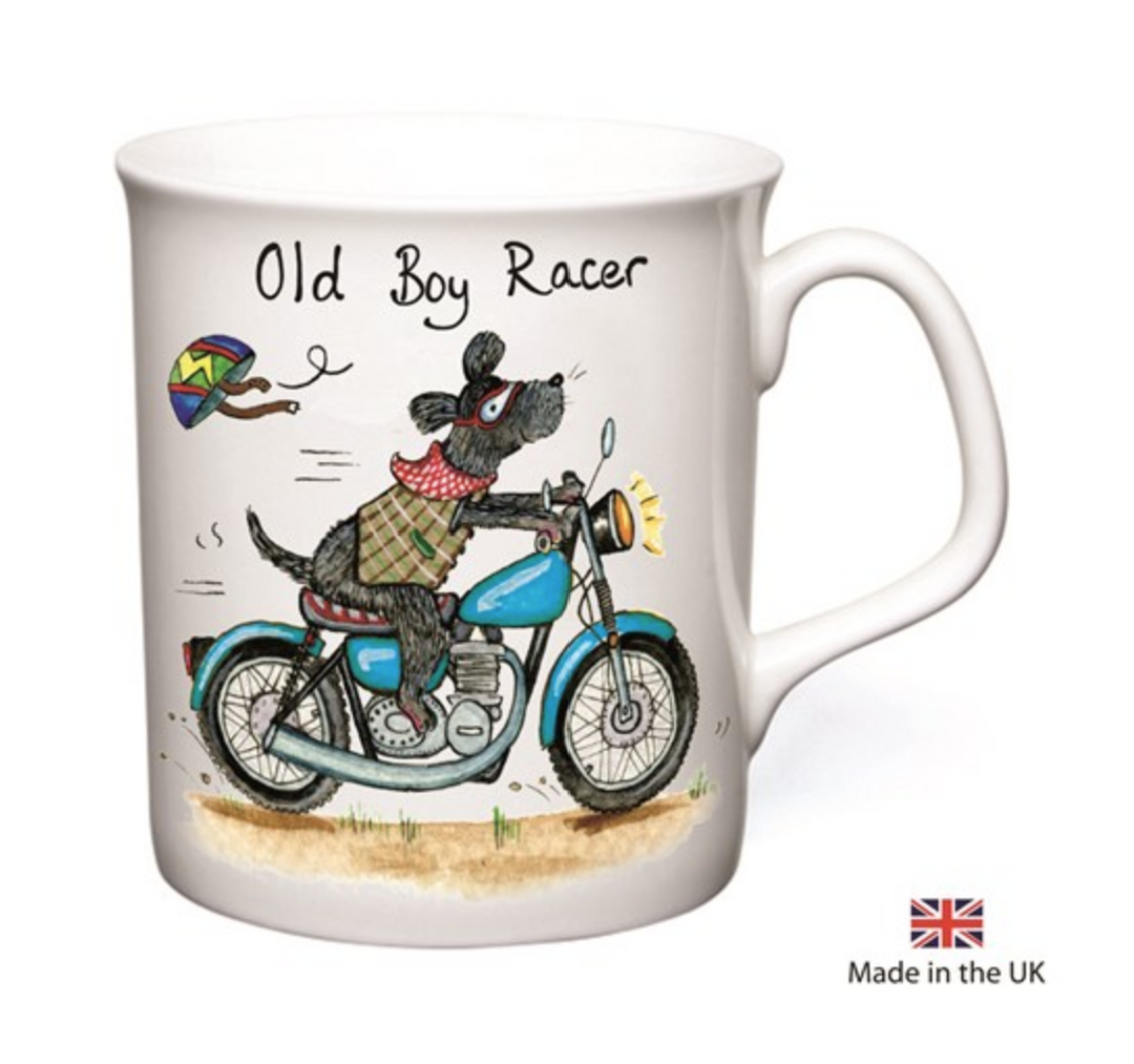 Old Boy Racer China Mug