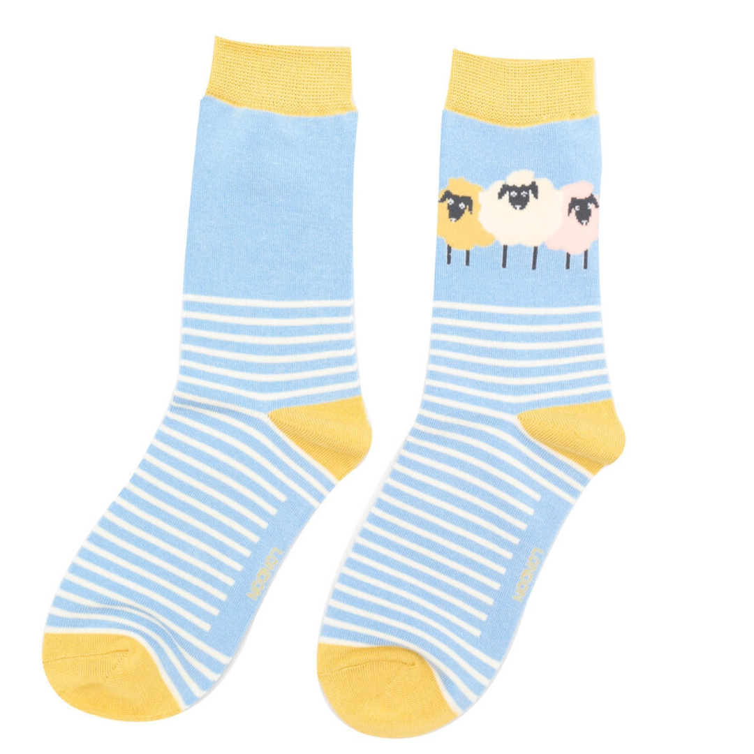Ladies Bamboo Socks - Sheep Pals