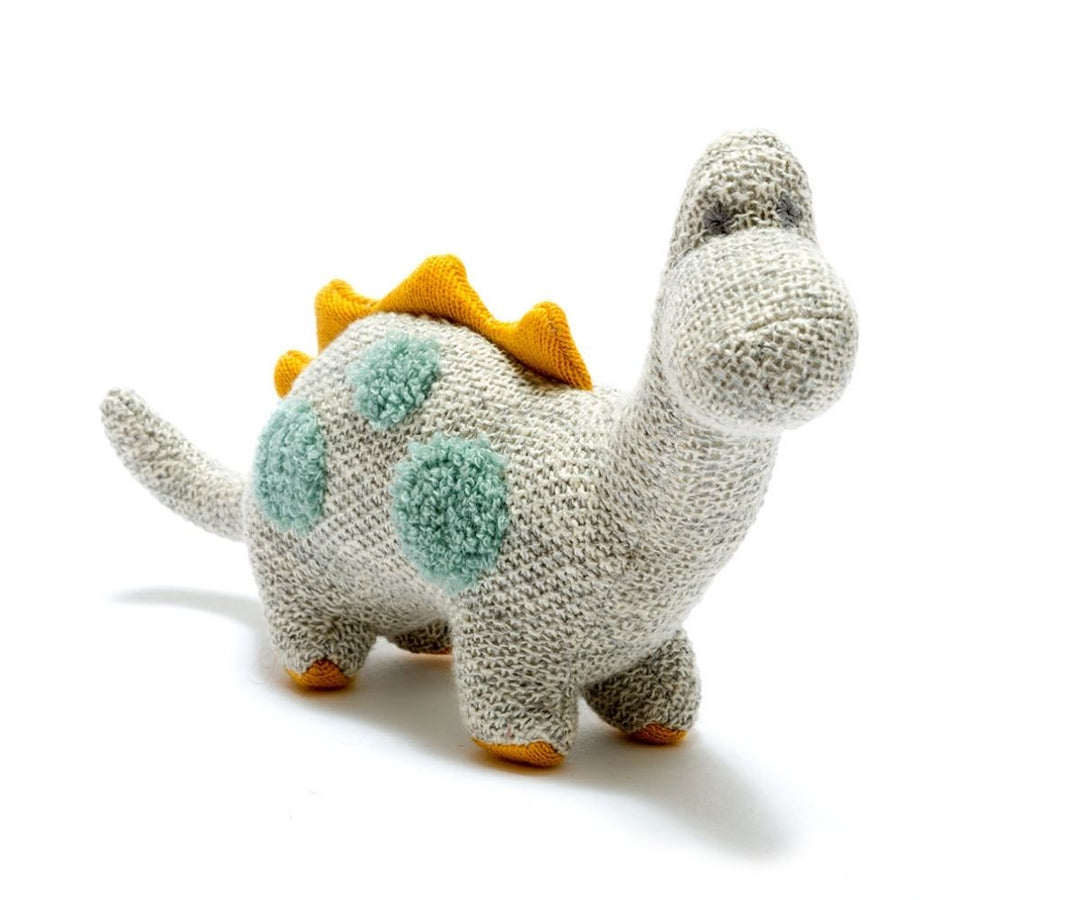 Diplodocus Soft Toy Knitted Organic Cotton - Small