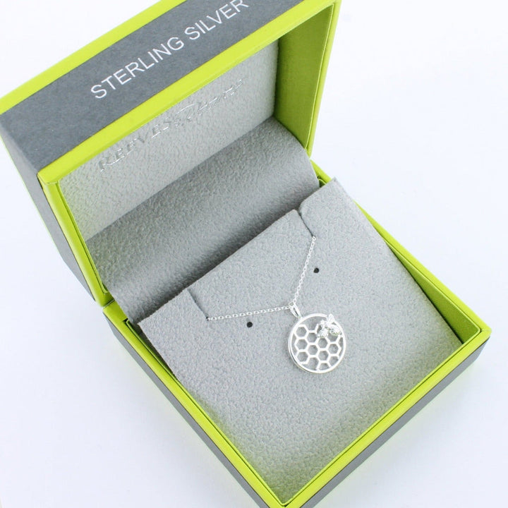 Bee & Honeycomb Necklace