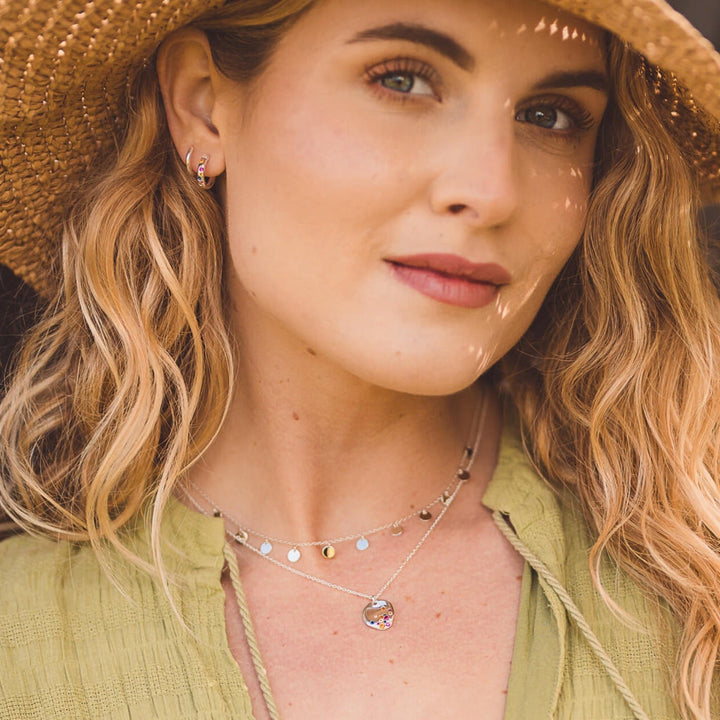 Dotty Sterling Silver Necklace