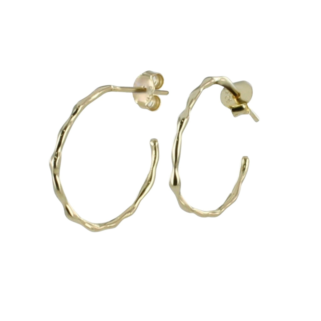Hula Hoop 18ct gold vermeil Earrings
