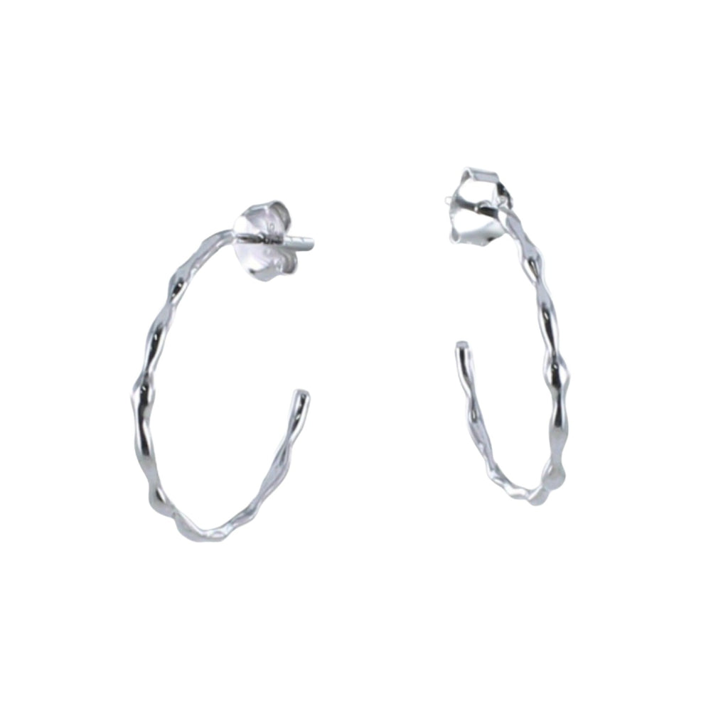 Hula Hoop Sterling Silver Earrings