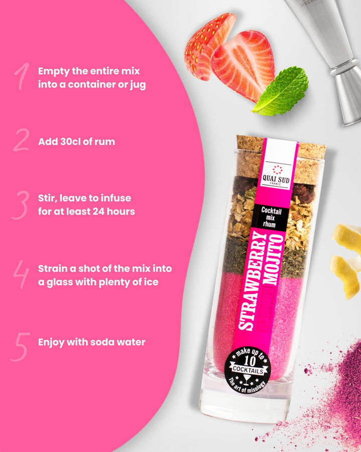 Strawberry Mojito Cocktail Mix